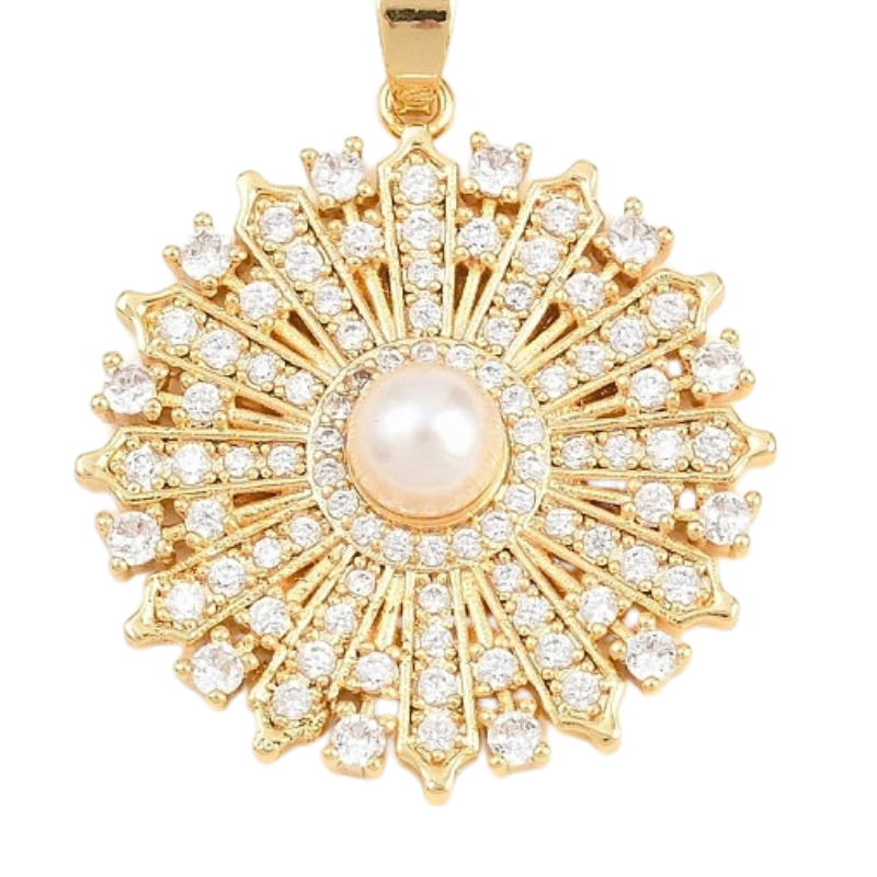 CZ Pearl Pendant