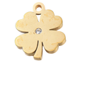 Four Leaf Clover with CZ