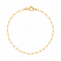 Thin Paperclip Bracelet Chain