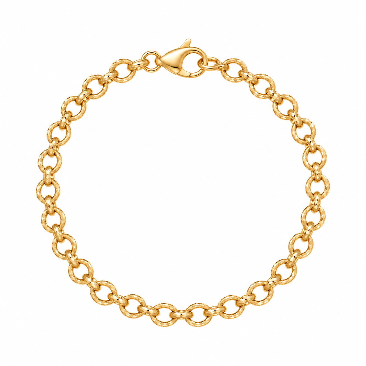 Textured Cable Chain Bracelet