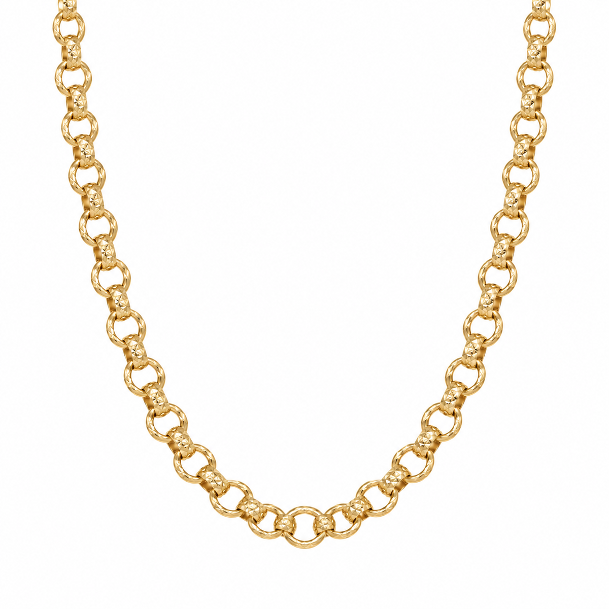 Textured Rolo Necklace