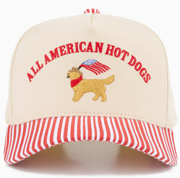 All American Hot Dogs Embroidered Hat