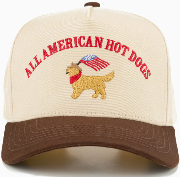 All American Hot Dogs Embroidered Hat