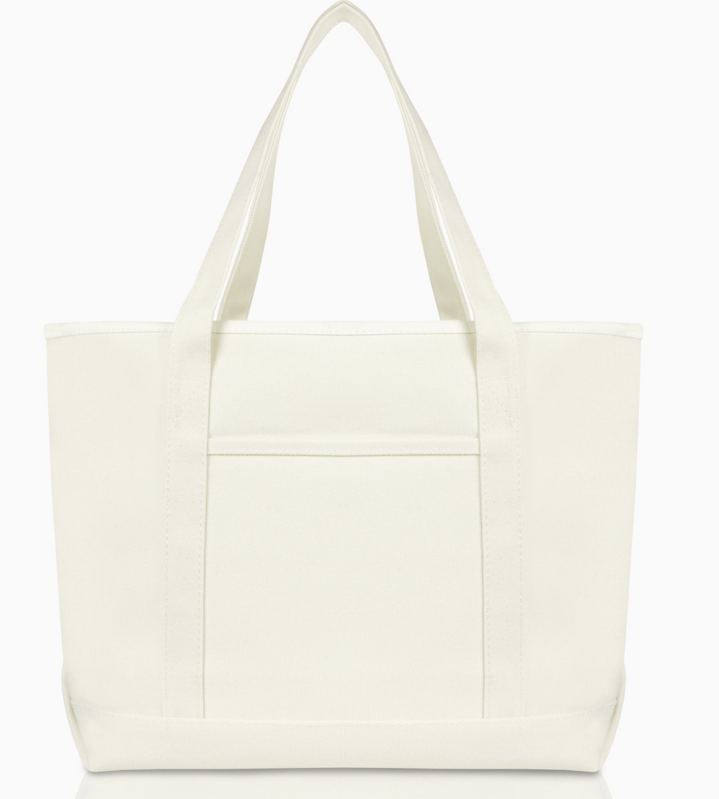 Large  Cotton Canvas Tote
