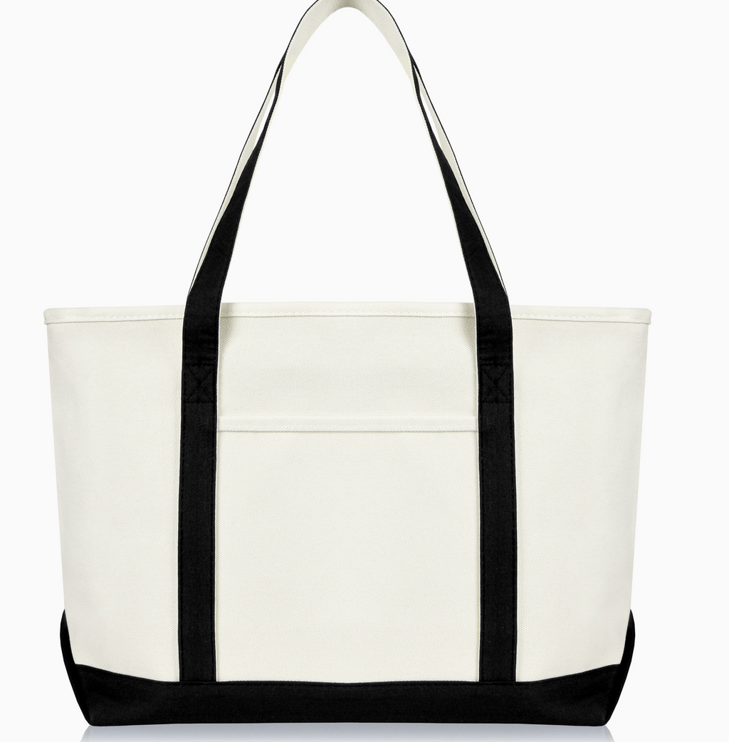 Large  Cotton Canvas Tote